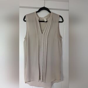 H&M light grey sleeveless blouse